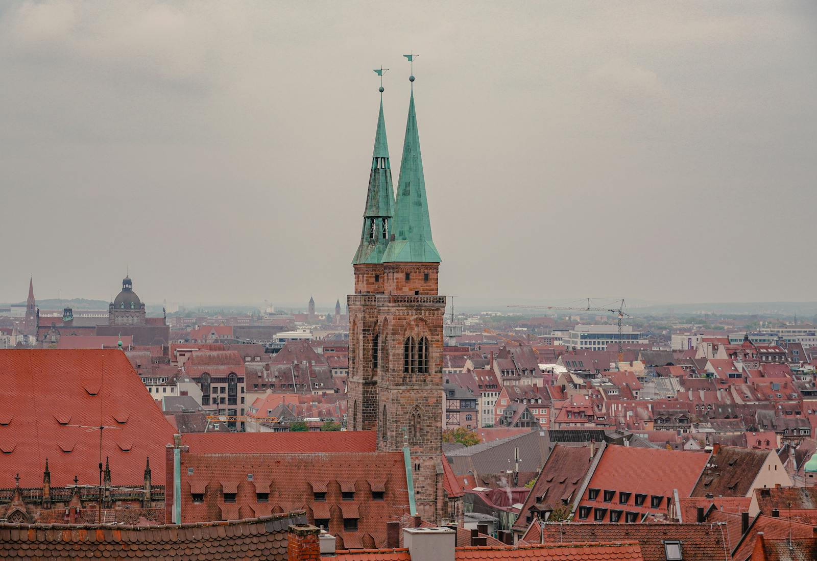 Blick über Nürnberg als reales Bild für das Einsatzgebiet